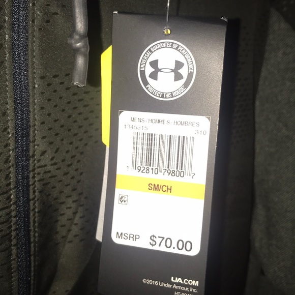 NWT Mens Under Armour Infrared Jacket Small $70 Baroque Green - Picture 6 of 11